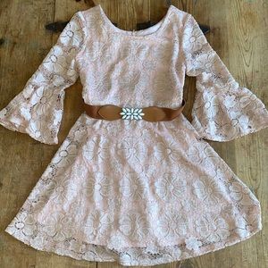 Amy Byer lace dress youth 8